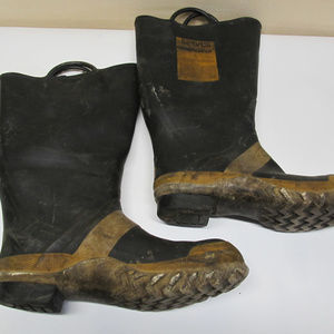 Good Used Servus Mens 12W Steel Toe Firefighter